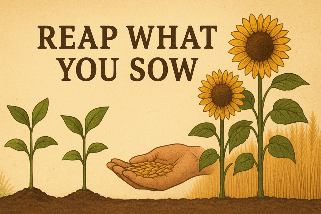 Reap What You Sow: A Timeless Truth About Life and Choices