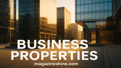 Business Properties Aggr8investing: A Modern Golden-Hour View of Premium Commercial Architecture Business Properties Aggr8investing