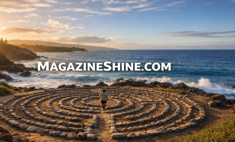 Kapalua Labyrinth Photos: A Peaceful Coastal Walk Captured Through Stunning Imagery kapalua labyrinth photos